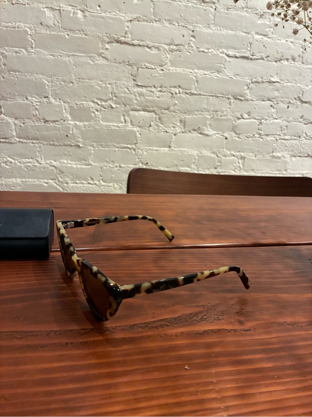 Warby Parker Tortoiseshell Cat Eye Sunglasses - Picture 2 of 3